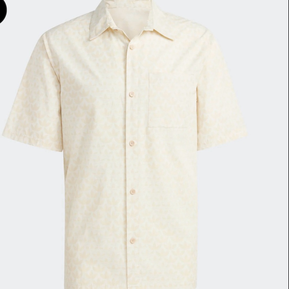 adidas Graphics Monogram Allover Print Shirt | Sand Strata | Men's XL